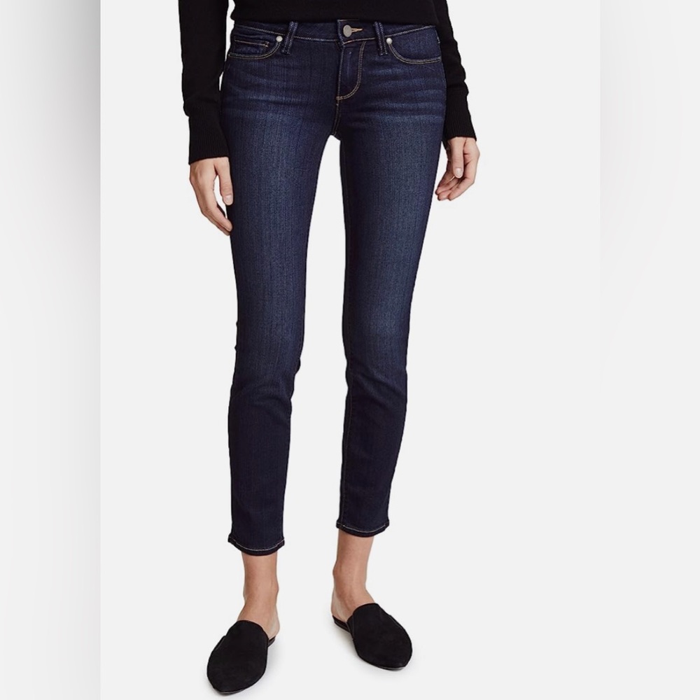 PAIGE Women's Verdugo Transcend Mid Rise Ultra Skinny Fit Ankle Jean, size 30